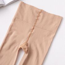 80D foot non-slip high waist abdomen silk mask silk stockings spring and autumn micro-through meat-colored women pantyhose