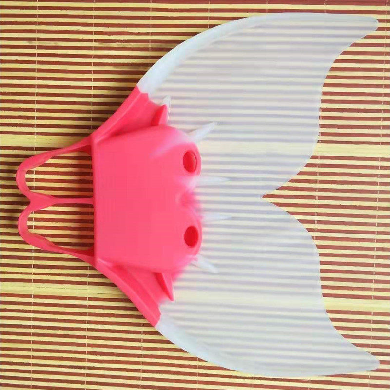 Angze mermaid footed webbed human webbed single webbed free diving snorkeling equipped adult children swimming fish tails