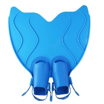 Mermaid flippers adult silicone single elastic adjustable training professional single piece free diving size 36 to 44