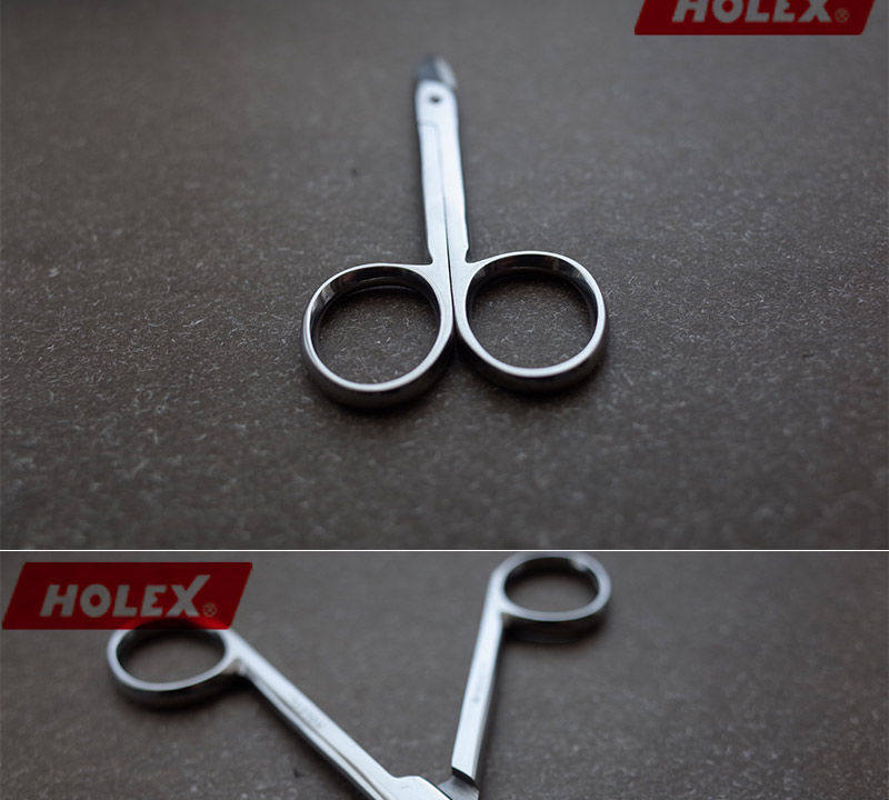 Ножницы бытовые 德国hoffman霍夫曼holex 金冠剪 精密剪刀110 mm钣金金属箔剪刀