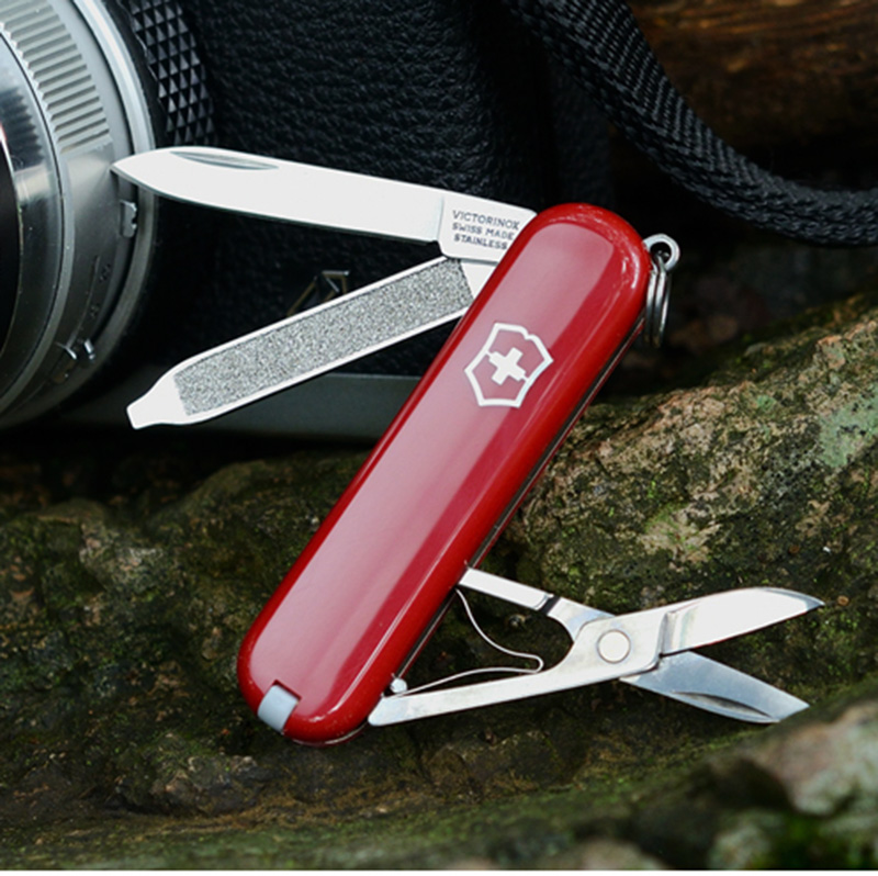 Switzerland imports Vicht Swiss Army knife VICTORINOX outdoor edc multi-function combination tool 58 aluminum handle