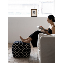 Donnay London Downing side brick black and white beige solid relief sitting pier living-room removable sloth sofa