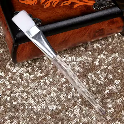 Transparent Crystal Rod mask brush soft film brush beauty brush small brush mask DIY beauty tool