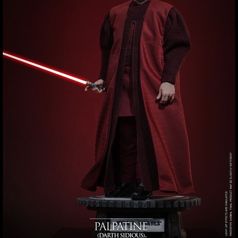 Hottoys Ht1/6 Mms805 Star Wars: the Prequel Trilogy 3 Palpatine Darth Sidious in Stock Hottoys Ht1/6 Mms805 Star Wars: the Prequel Trilogy 3 Palpatine Darth Sidious in Stock