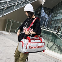 Double Shoulder Backpack Women Travel Bag Mens Hand Luggage Light Large Capacity Cashier Bag Training To Be Produced Sports Fitness Bag