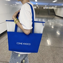 PVC Short Travel Bag Womens Luggage Mens Large Capacity Light Hand Products Shopping Cashier Bags Sports Fitness Bag