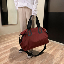  ins net celebrity travel bag female male large-capacity travel short-distance business trip boarding duffel bag portable sports fitness bag