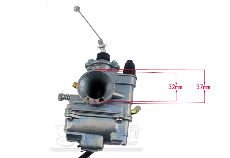 Phụ tùng xe máy Dingkuo Yunshang Chùm tia cong Xe JYM110 Lingya JS110-B Bộ chế hòa khí Fufa F8 Chính hãng - Phụ tùng xe máy