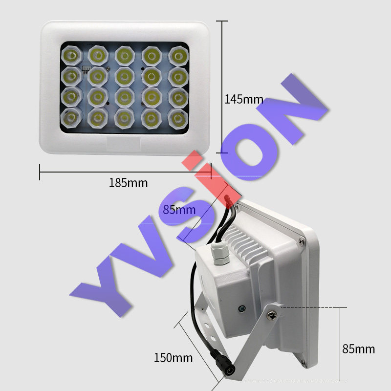 High-bright LED white light filling lamp