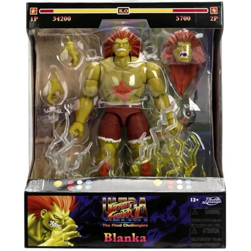 〓 Big Parts of the Country 〓 Jada Toys 1/12 Street Fighter 2 Action Figure Blanka 〓 Big Parts of the Country 〓 Jada Toys 1/12 Street Fighter 2 Action Figure Blanka