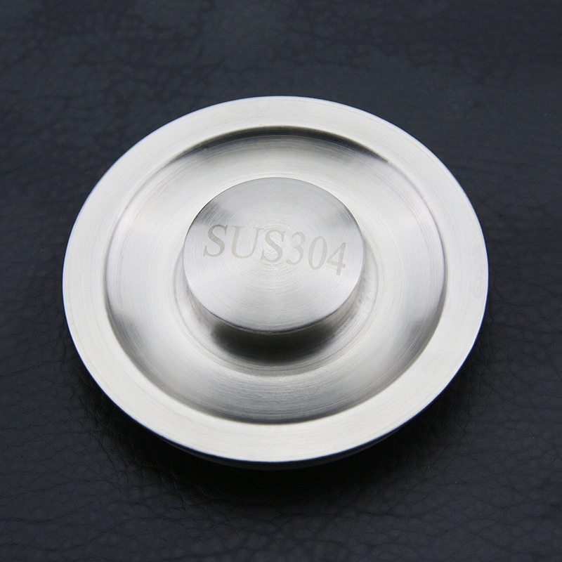 304 Stainless Steel Sink Cover Dishwashing Basin Blocked Water Plug Wash Vegetable Basin Scum Basket Isolated Cover Sewer stopper