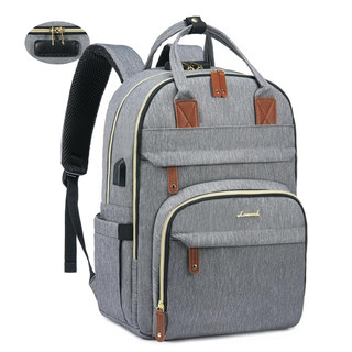 出口老外巨贵！多功能电脑包双肩包旅行包带外接充电口商务包带锁