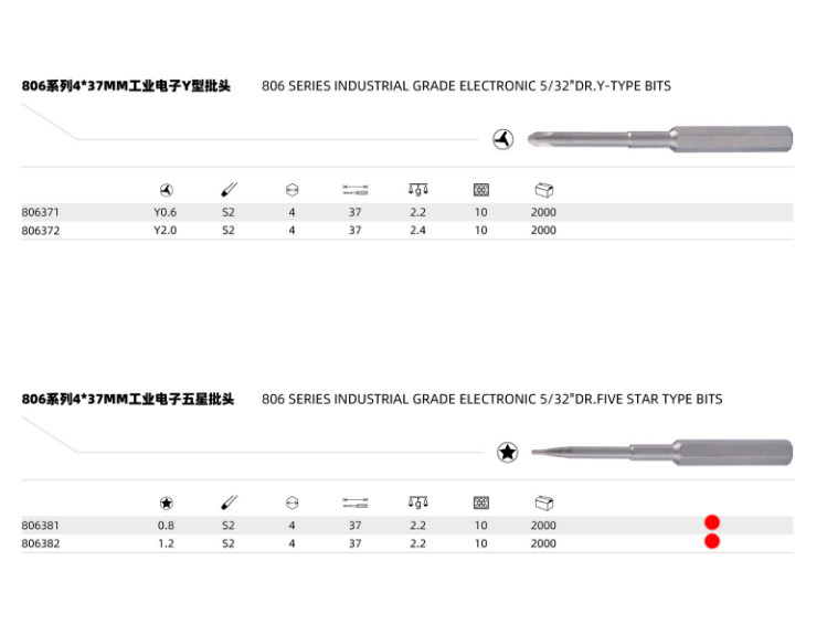 Сверло s2钢带磁精密批头金属拆机维修十一字梅花六角五星中板yu三角37 Diy