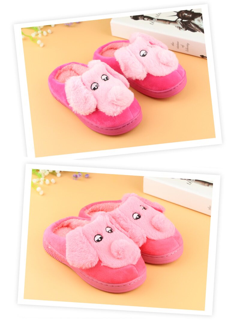 Pantoufles enfants en suède pour hiver - semelle EVA - Ref 1014536 Image 18