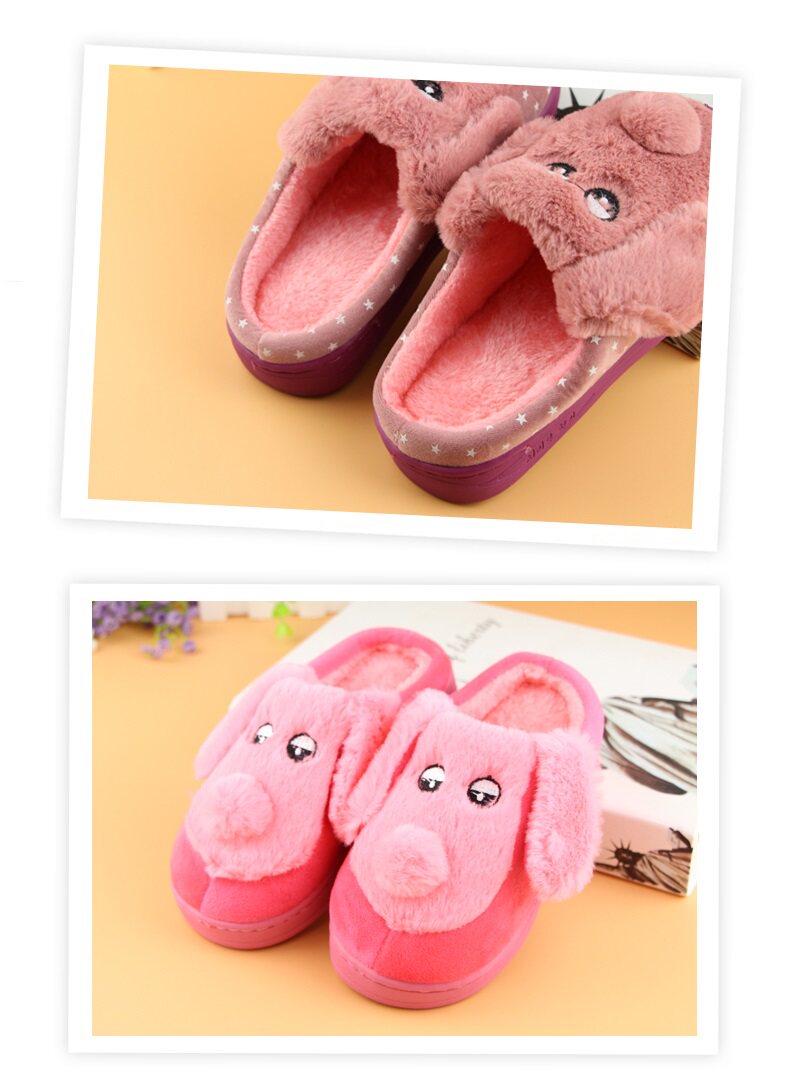 Pantoufles enfants en suède pour hiver - semelle EVA - Ref 1014536 Image 16