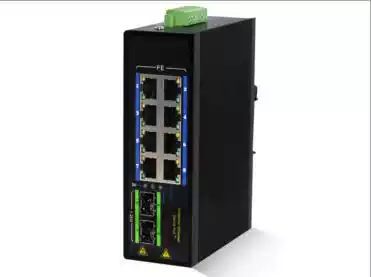 HOYE 2Gigabit Light 8100 M Industrial Grade POE 2 Optical 8 Electric Gigabit 100m Industrial Switch
