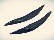 Suitable for BMW BMW 5 Series 523 modified carbon fiber headlight trim strips one pair
