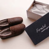 Демисезонные удерживающие тепло нескользящие туфли для кожаной обуви, для среднего возраста, большой размер