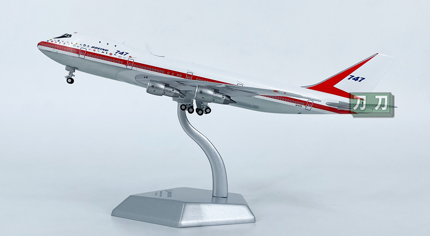 HX 1:400 Boeing B747-100 Painted N7470 Alloy Finished