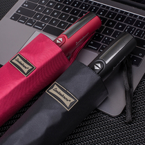 Ten Bone parasol Simple Windproof Three Folding Rain Drain Dual Use Sunscreen and UV Protection for Men and Women