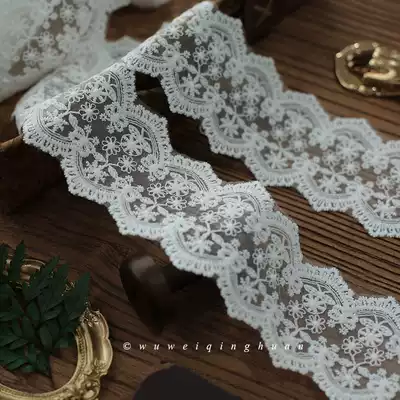 French lace fabric court retro style DIY handmade fabric material hand account material