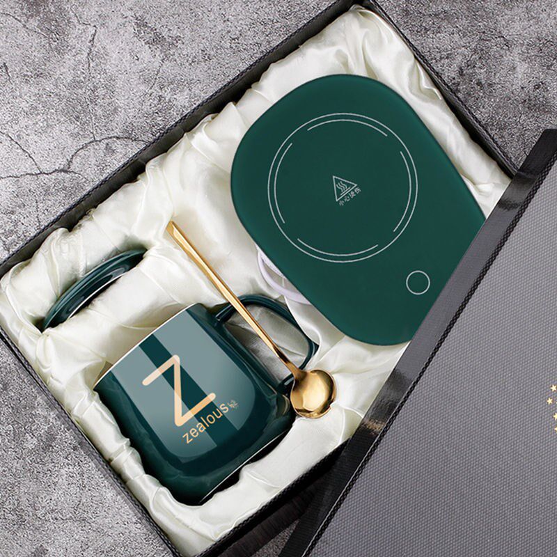 Couple water glasses a pair of portable summer ceramic cups Students Mark cup with lid spoon Home Men's and women's insulated cups Drink