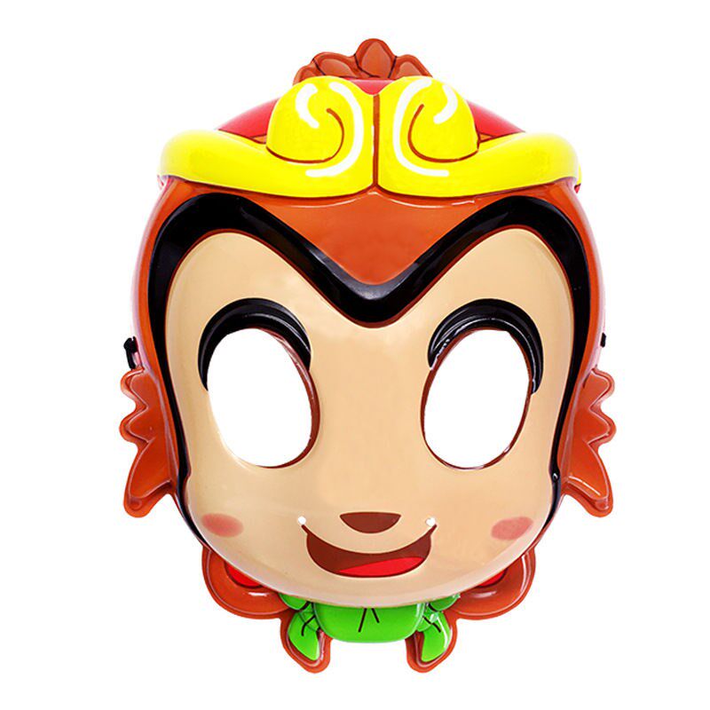 Sun Wukarong Mask West Journey to Sun Wukongjin Golden Hoop Baseball Beauty Monkey King Mask Prom Face Spectrum Kindergarten Performance Props