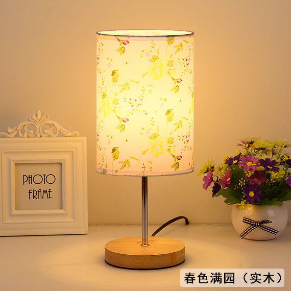 table lamp bedroom bedside lamp creative romantic warm european style small table lamp nordic night light simple modern small night light