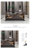 Simple modern new Chinese style entrance table Solid wood entrance cabinet Furniture Foyer decorative cabinet Living room case Nordic case