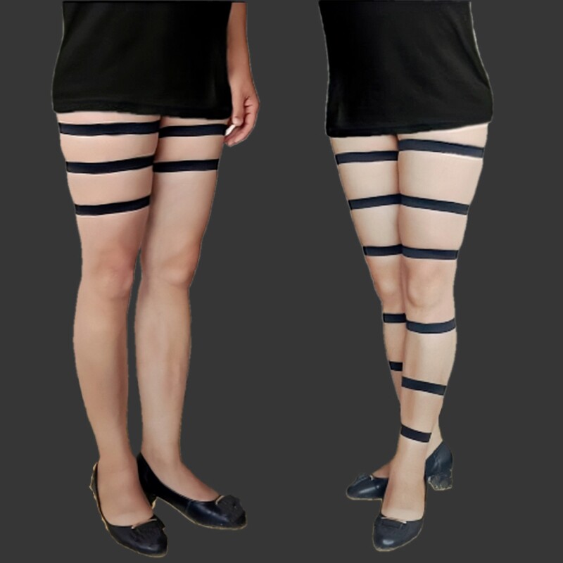 Spice Accessories 70-130 Jin Elastic Leg Ring Leg Sleeve Bondage Belt for men and women Flirty Goods Bale Strap with legs with legs with legs-Taobao