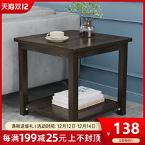 A few side living room corner a few small table bedroom corner simple small square table side cabinet storage tea cabinet mini coffee table