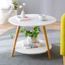 Nordic small coffee table simple and simple sofa living room small apartment tea table round coffee table small table