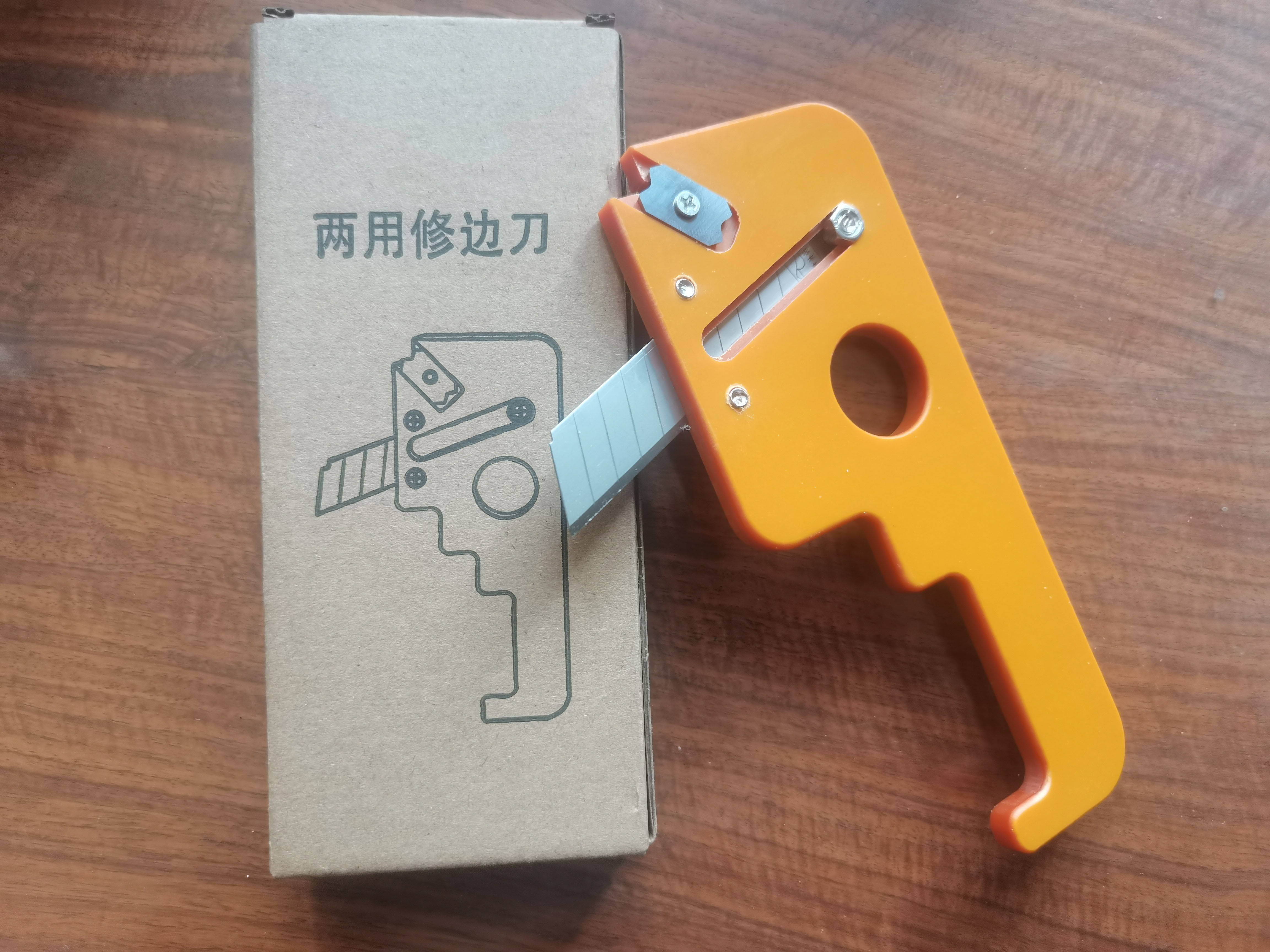 Woodworking new edge sealing edge scraper trimming knife tool to remove burr artifact head chamfer scraper blade