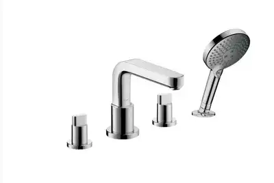 German brand Hans Mengdishi four-hole bathtub faucet cylinder side dragon 31443007 shower head