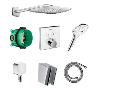 German brand Hans concealed shower package 26602407 15738400 Full set of in-wall spray