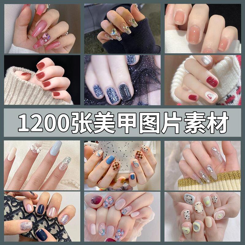 High-Definition Nail Art Image Material, Poster Styles, Nail Appreciation Pictures, Beauty Fashion Trend Reference Images
