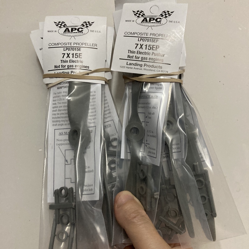 In Stock! Original Genuine American Apc10X10E/Ep Forward and Reverse Propellers, Apc 7X15E/Ep Forward and Reverse Electric Propellers
