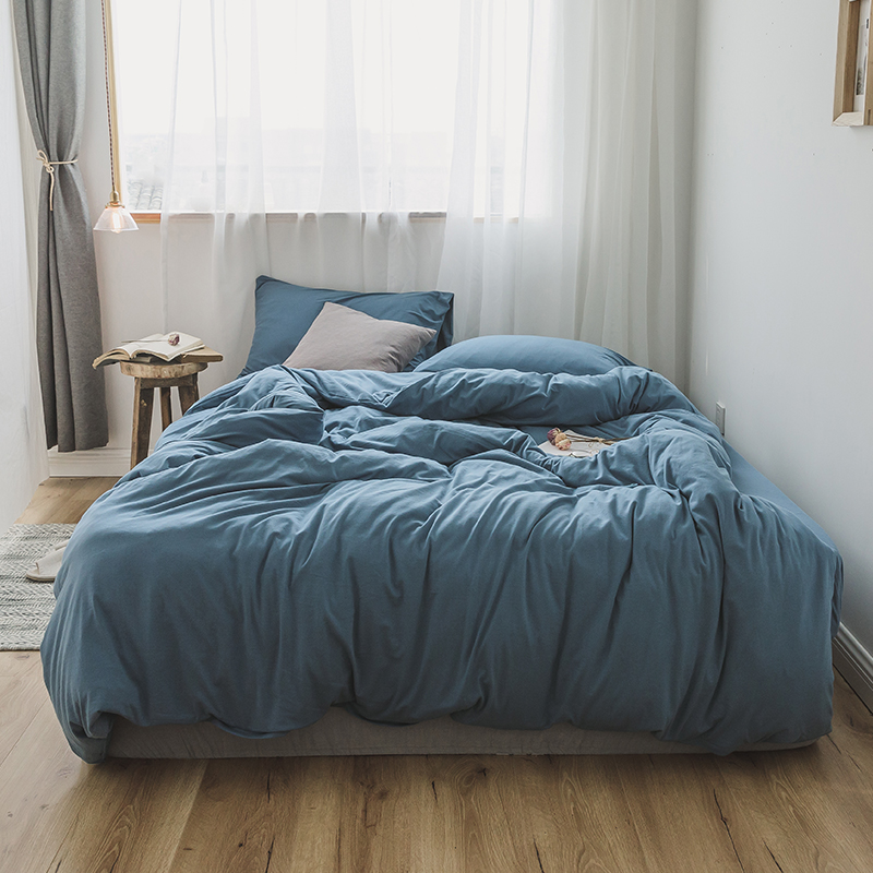 four piece net red quilt cover 1.8m bed sheet bedspread