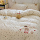 Fully cotton double-layer yarn towel embroidery set