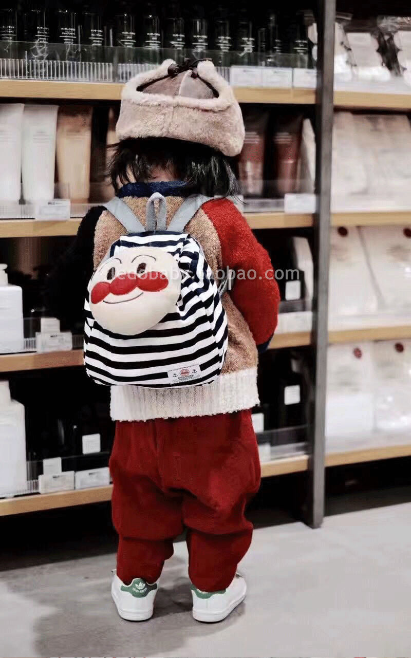 Ledou tùy chỉnh bánh mì Nhật Bản Superman cha mẹ và con gói vai công suất lớn xác ướp túi cotton xác ướp túi túi đựng đồ cho mẹ