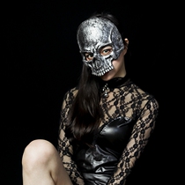 The mask of the swallowtail butterfly the head mask of the skull