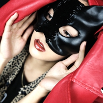 Dovetailed butterfly house punk black rivet cat female mask Halloween Annual meeting Fox Shake Soundnet Red Stage Adults