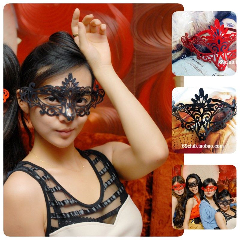 Dovetailed Butterfly Star Face Mask Cosmetic Lady Hollowed-out Mask Lady New Styling Mask Year Beast Mask