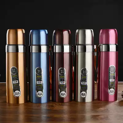 Stainless steel thermos cup advertising Cup wholesale custom lettering printing convenient gift water cup customized can be printed logo