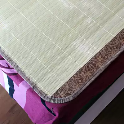 Zhenyu cold mat bamboo mat summer student dormitory mat head green wide bamboo hairless 0 8 1 5 1 8m bed
