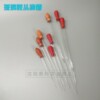 Plastic tip dropper glass straw capped dropper