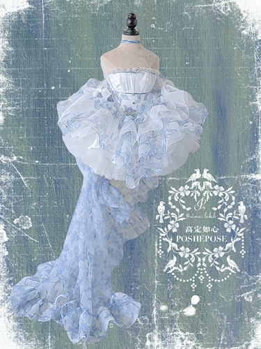 [Синий и белый фарфор · кукла намеренно ощущается] чувство атмосферы принцессы заполнено!(Не приготовьтесь к продаже)