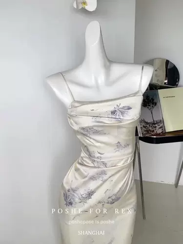 [Гао Дингру только с этим магазином!】 Poshepose Gao Dingru [Magnolia] платье