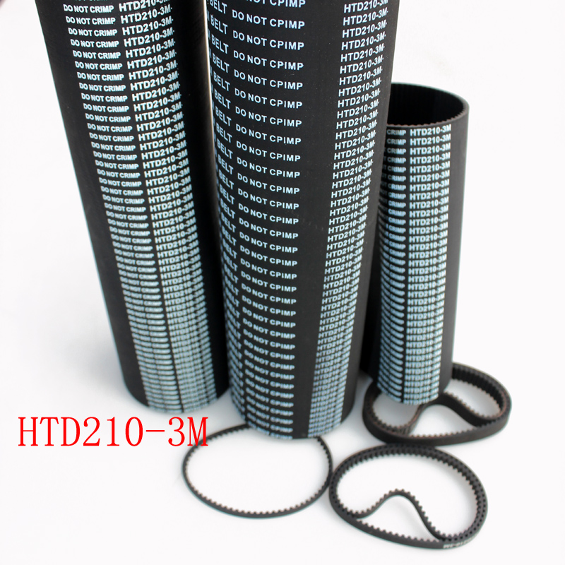 Rubber synchronous belt 3M 210 70 teeth arc tooth small transmission belt transmission industrial belt conveyor belt transmission