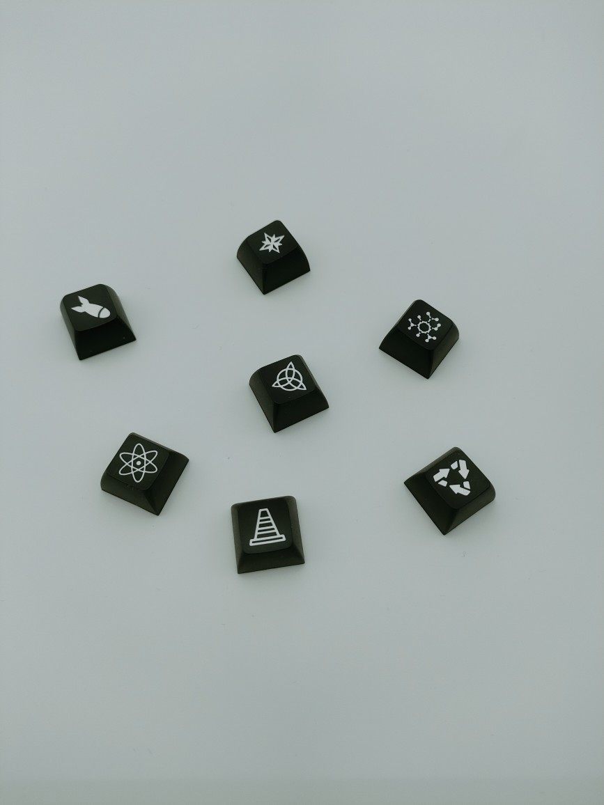 OSA keycap ball cap two color molding PBT material mechanical keycap add customized suite CIYDIY test axle